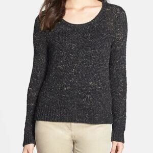 Eileen Fisher Soft Tinted Tape Twist Sweater Small